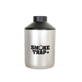 Smoke Trap + | Personal Air Filter (Sploof) - ECO Replaceable Filters - Long Lasting Smoke Filter 500+ Uses With Easy Exhale - Filters Have Zero Plastic Waste - (Silver)