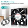 Wathai 120mm x 25mm 12V High Pressure CFM Fan Dual