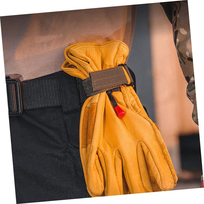 BESPORTBLE 4pcs Glove Storage Strap Rope Buckle Glove Holder for