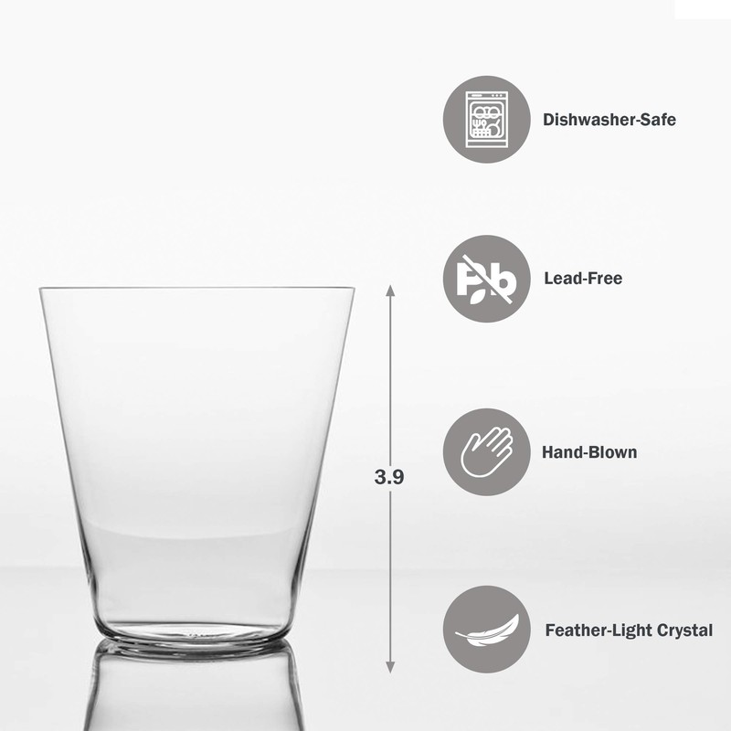 Zalto Denk'Art Cocktail/Tumbler Hand-Blown Crystal Wine Glasses | 2 Pack