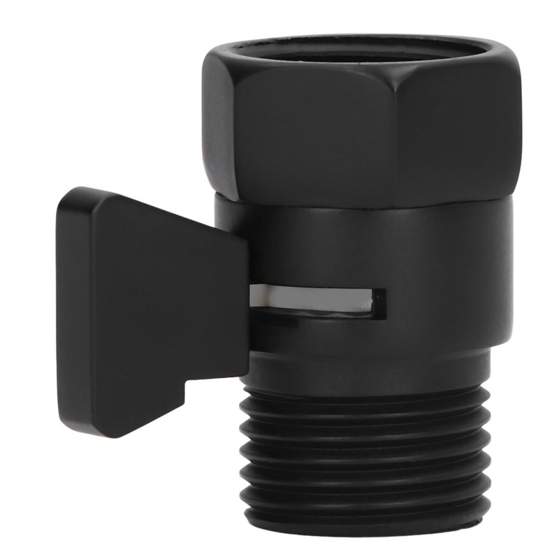 G1/2 Shut Off Valve Brass Water Control Valve Black Shower