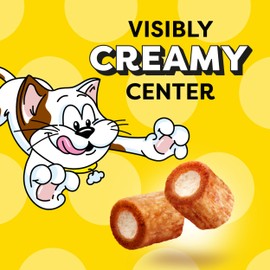 Temptations Tender Fills Crunchy and Soft Adult Cat Treats, Grilled Salmon Flavor, 4.6 oz. Pouch (Pack of 10)