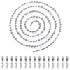 TRKETK 5 Metre Ball Bead Chain, Silver Metal Bead Chain,