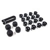 Skoda 000071215N01C Cover Caps Wheel Bolts Wheel Bolt Caps, Matte