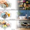 Sorbus Fridge Drawers - Clear Stackable Pull Out Refrigerator Organizer