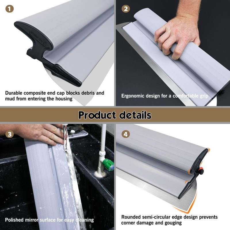 ROLLINGDOG 32" Skimming Blade - 2pcs 0.5mm and 1pc 0.3mm
