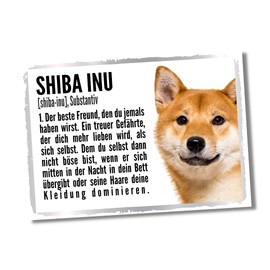 Shiba Inu Duden Dog Sign Saying Door Sign Dog Sign Warning Sign Fun