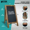 Better Office Products Magnetic A-Frame Chalkboard Sign, Extra Large 20"