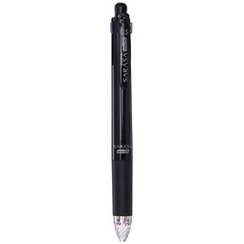 Zebra Multi Function Sarasa 4＋S Black/Red/Blue/Green Ink 0.5mm Ballpoint Pen, 0.5mm Mechanical Pencil, Black Body, J4SA11-BK