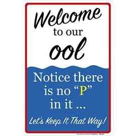 Signways, Welcome To Our OOL, Notice There Is No "P" In It SignHigh Quality Reflective Aluminum, Made in the USA Reflective 12 x 18