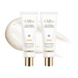 Dalva Vita Toning Capsule Cream Tube, 55g, 2 Pieces / 달바 비타 토닝 캡슐 크림 튜브, 55g, 2개