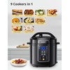 COMFEE’ 9-in-1 Electric Pressure Cooker, 14 Presets Instant Multi Slow