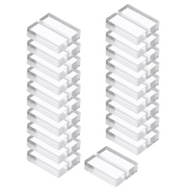 PATIKIL Acrylic Table Card Holder, 20 Pcs, Clear