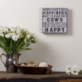Primitives by Kathy Buy Cows Box Sign