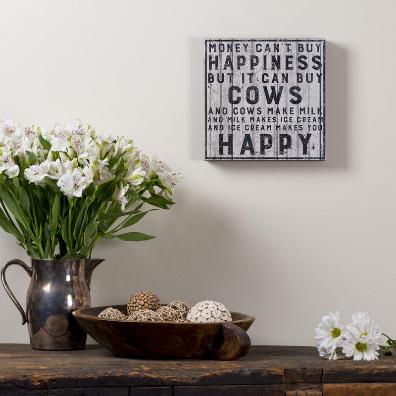 Primitives by Kathy Buy Cows Box Sign