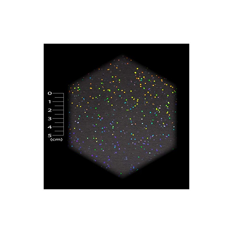 DIY MASTER Smoke Rainbow Glitter Flakes, 0.04 inch (1 mm),
