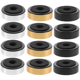 Gatuida 12pcs Speaker Isolation Feet Pads Durable Base Mats for Home Audio and Studio Equipment Effortless Installation Stylish Design
