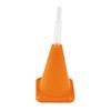 Fun Express Orange Construction Cone Plastic Cups with Straws -