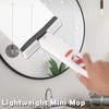 Portable Mini Mop, Self-Squeeze Sponge Mop, Wet and Dry Use,