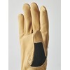 Hestra Work Gloves: Multi-Use Kobalt Flex Leather Gloves, Black/Tan, 9