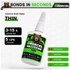 GREEGEL 4 Oz Thin Liquid Clear Super Glue + 3g