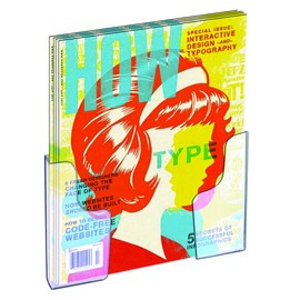 Azar Displays 252550-SET Pegboard/Slat Adjustable Wall Brochure Holder Pack of 10