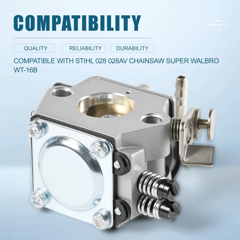 Carburetor Compatible with Stihl 028 028AV Chainsaw SUPER Walbro WT-16B