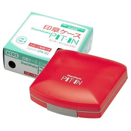 Shachihata CPN-1EC Seal Case Pit In Compact Type Red