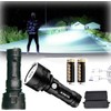 Linterna LED ultra brillante, 30000-100000 lúmenes de alta potencia, impermeable,