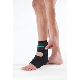 Aircast AirHeel Ankle Support Brace with Stabilizers, Large