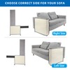 Cat Scratch Furniture Protector with Natural Sisal for Protecting Couch