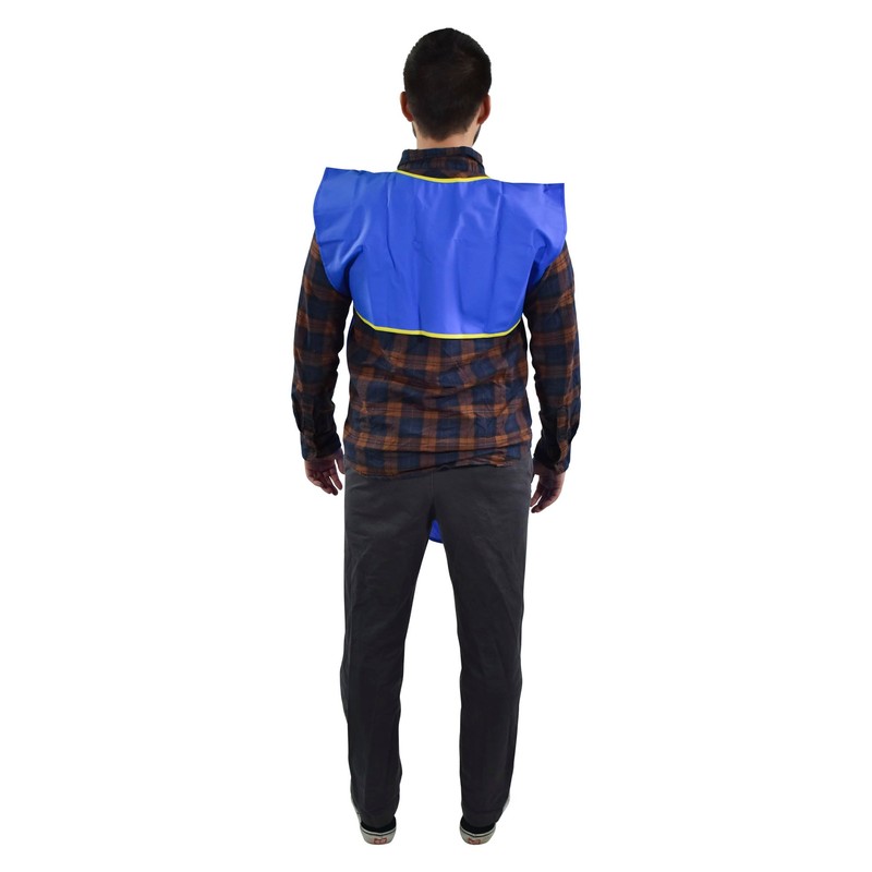 School Smart Vinyl Apron with Pocket, Waterproof, 33 x 21