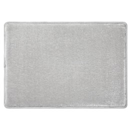 SUVAMJAM Clouds Premium Bath Rug - Ultra-Soft Flannel & Memory Foam Bath Mat, Non-Slip Backing for Bathroom Safety, Absorbent Floor Mat - 24 x 17 Inches