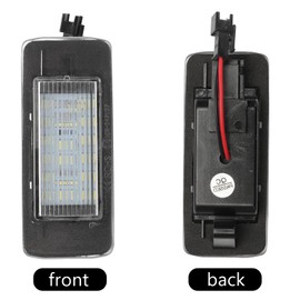 Anlseiod 2x License Plate Lights Astra J Zafira C License Plate Light for Opel Astra J Sports Tourer from 2010 Zafira C from 2012 Number Plate Light 1224006 13578958