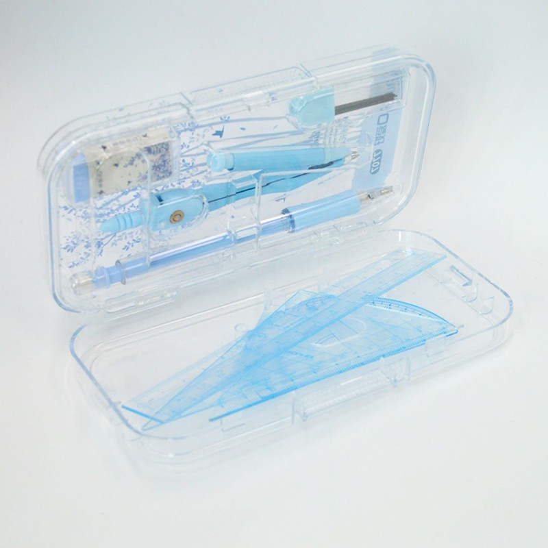 Sun Kea 8 Pcs Geometry Tool Set with Plastic Storage