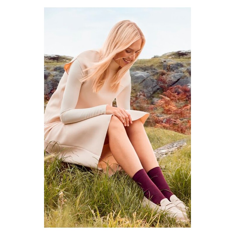 FALKE Women's Family Socks Breathable Sustainable Organic Cotton Reinforced Women's