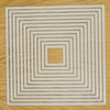 Nest of 12 Square Stitch Patterned Metal Cutting Dies, 13.8
