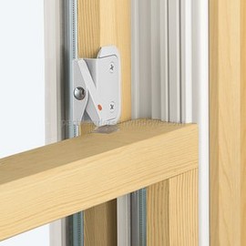Double-Hung Window Opening Control Device, White Color with Bonus Install Kit