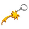 Gold Palm Tree Keyring Keychain Bottle Opener