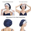 LumeSilk 100% Mulberry Silk Hair Bonnet, Double-Layered Silk Hair Bonnet,