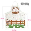BNQL Sheep Apron with Pockets Sheep Gifts for Sheep Lover