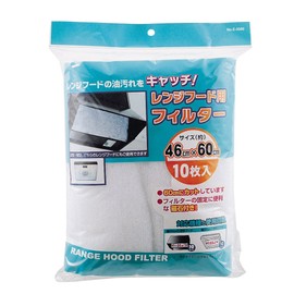 Pearl Metal Wakoat Trading Range Hood Filter 18.1 x 23.6 inches (46 x 60 cm), Pack of 10 E-3580