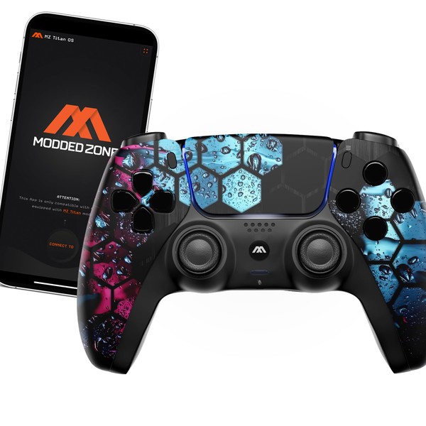 MODDEDZONE Custom Rapid Fire, Anti Recoil, Macros MODDED Wireless Controller