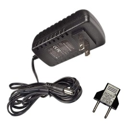 HQRP - Adaptador de corriente alterna para Brother P-Touch PT-D200 PT-2730 PT-2730VP PT-7100 PT-1090BK PT-1230pc PT-1280 PT-1280SR PT-D200BT PT-D200VP AD-50000ES - Sistema de etiquetado con adaptador de enchufe Euro
