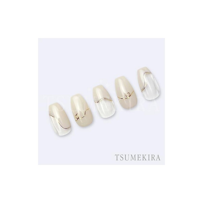 TSUMEKIRA Wave Line Heart Produced by Ichchoko (Gel Only)