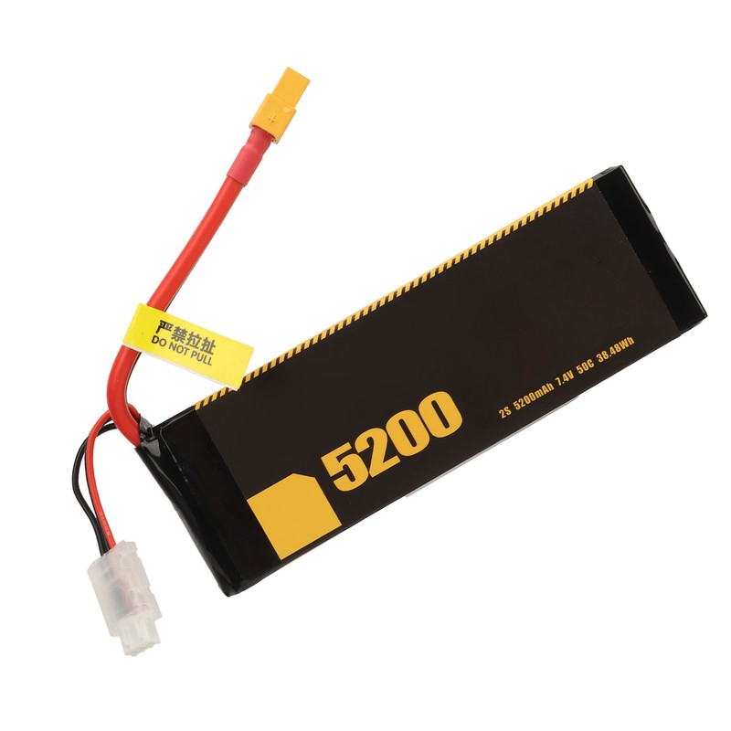 2S Lipo Battery 5200mah 50C 7.4V RC Airplane Car Lipo