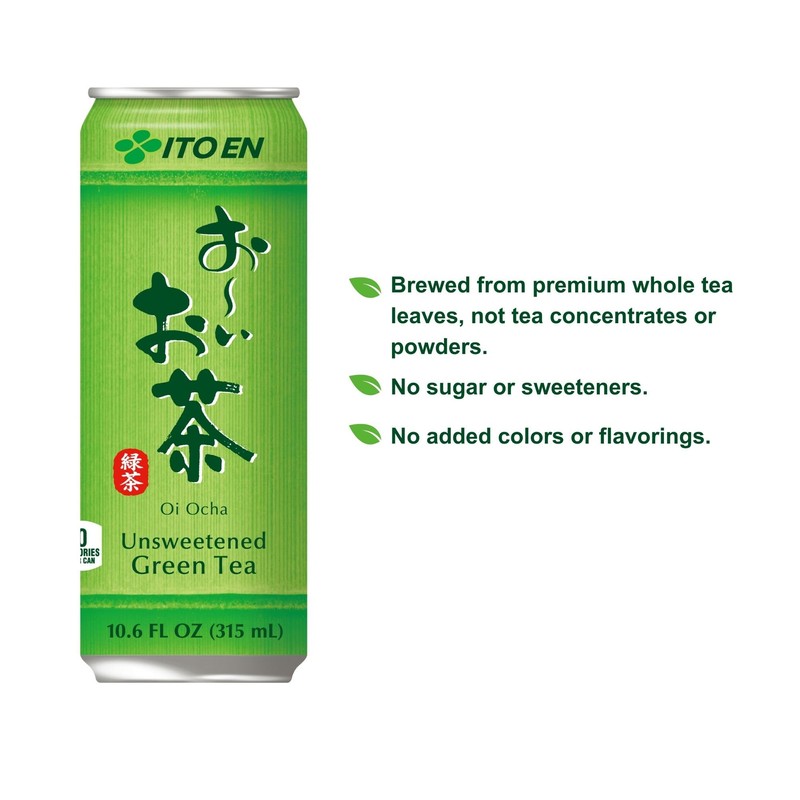 Ito En Oi Ocha Green Tea, Unsweetened, 10.6 Ounce (Pack