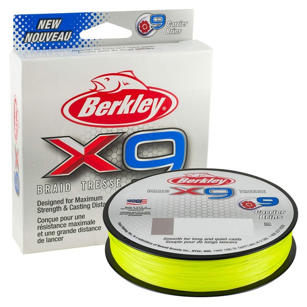 Berkley X9 Braided Fishing Line - 9 Strand Braid Line
