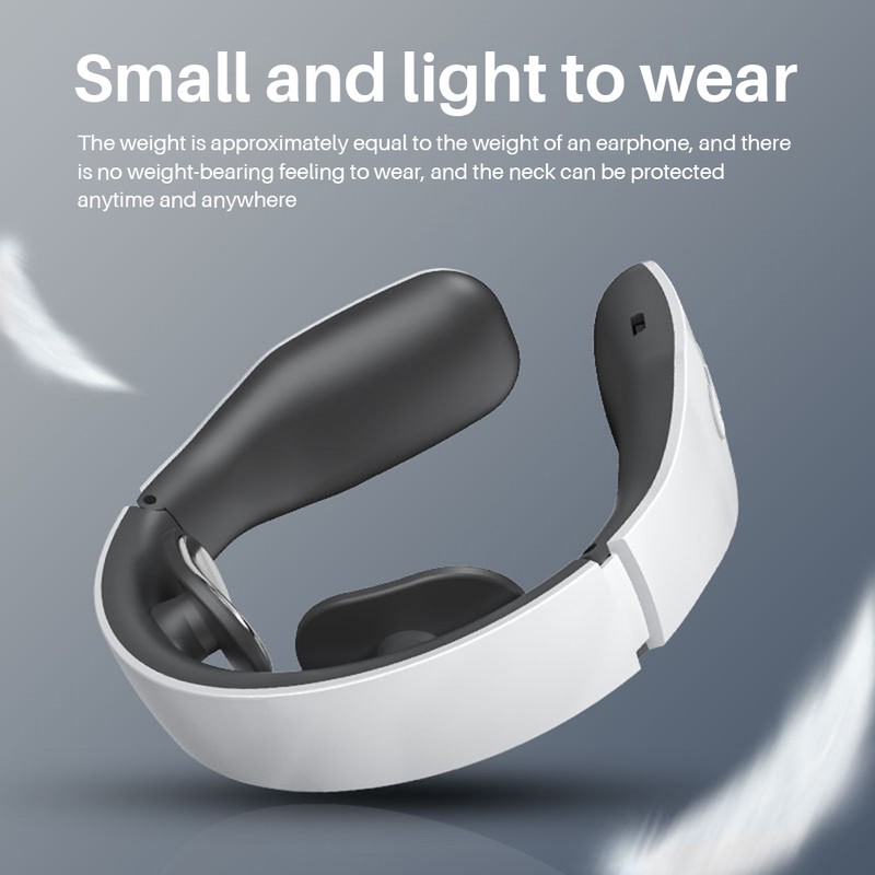 Smart Neck Massager Relieve Cervical Muscle Pain Multifunction Recharge Cervical