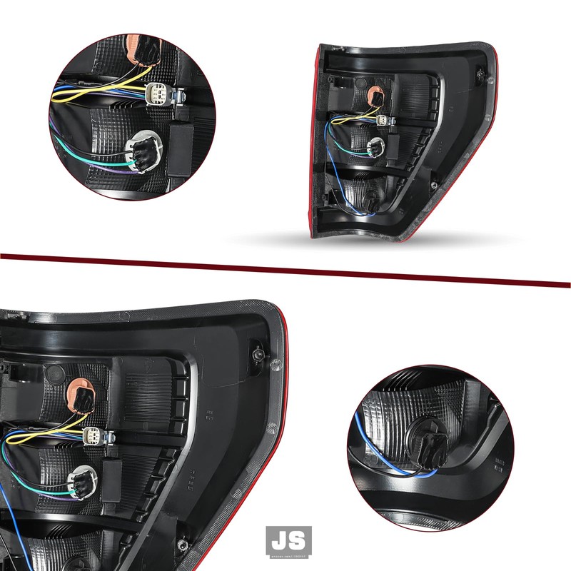 JSBOYAT Halogen Tail Light Assembly Replacement for 2021 to 2024